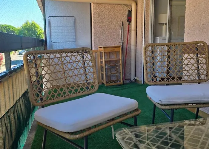 With Balcony At The Foot Of The *